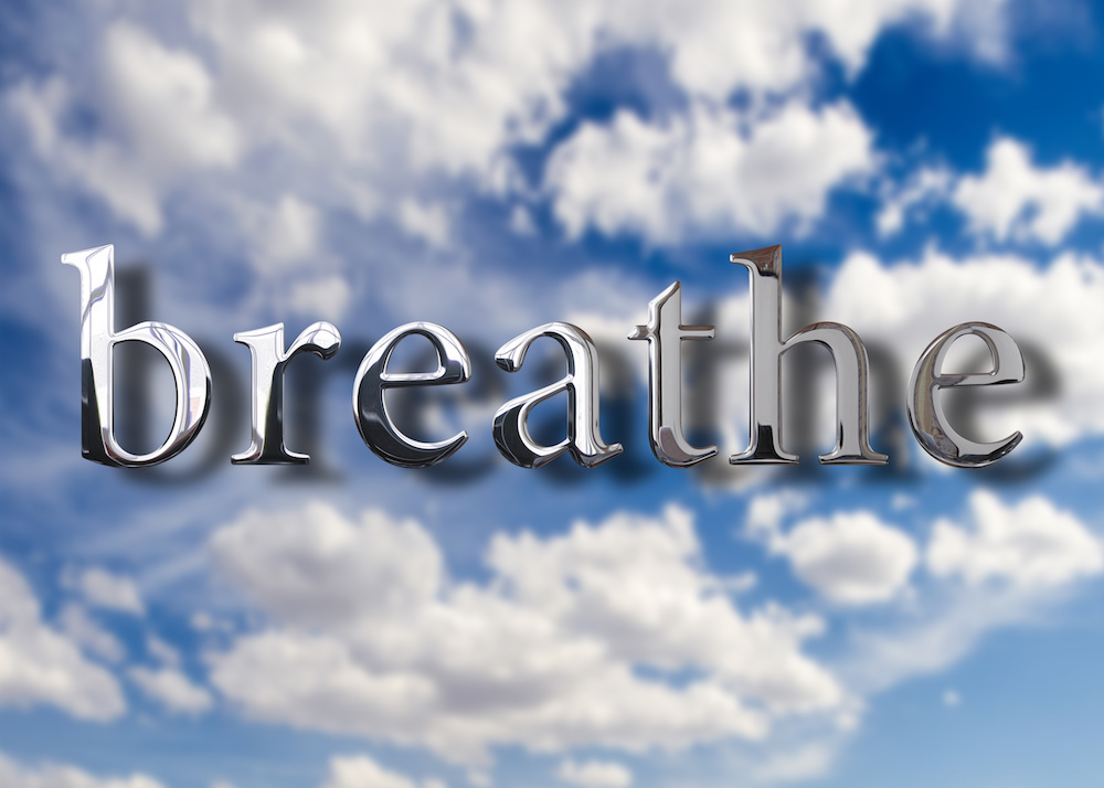 Breathe air concept